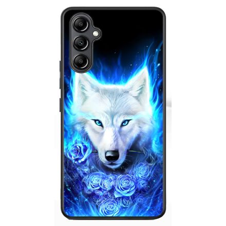 Farkas kék rózsával Samsung Galaxy A54 5G tok