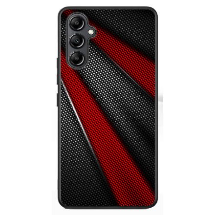 Carbon piros sávokkal Samsung Galaxy A54 5G tok