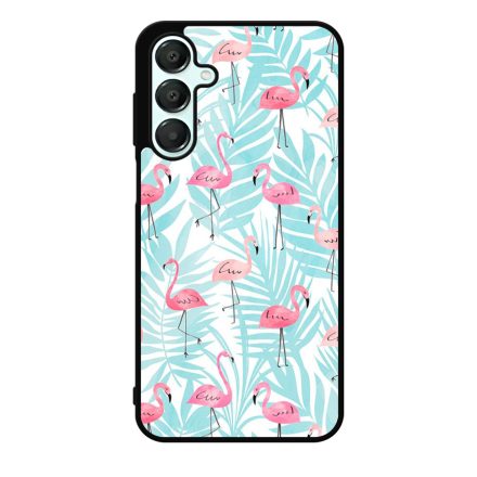 Flamingo Pálmafa nyár Samsung Galaxy A55 tok