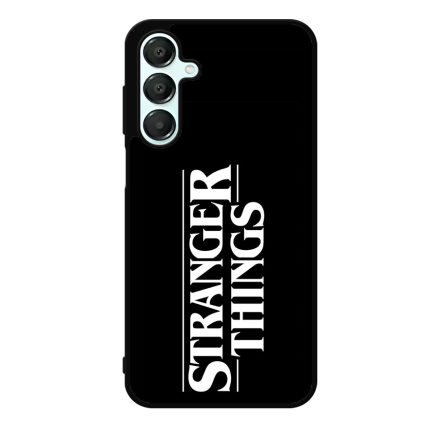 Stranger Things - Black Samsung Galaxy A55 tok