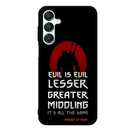 Evil is evil the Witcher Vaják Netflix Samsung Galaxy A55 tok
