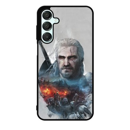the Witcher Artwork Vaják Geralt of Rivia Samsung Galaxy A55 tok