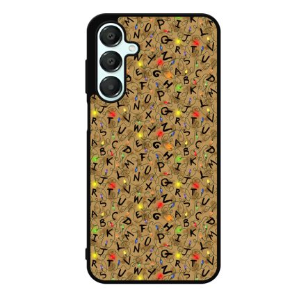 Alphabet - Stranger Things Samsung Galaxy A55 tok