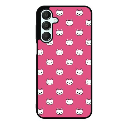 PINK Kitty Cat - cicás Samsung Galaxy A55 tok