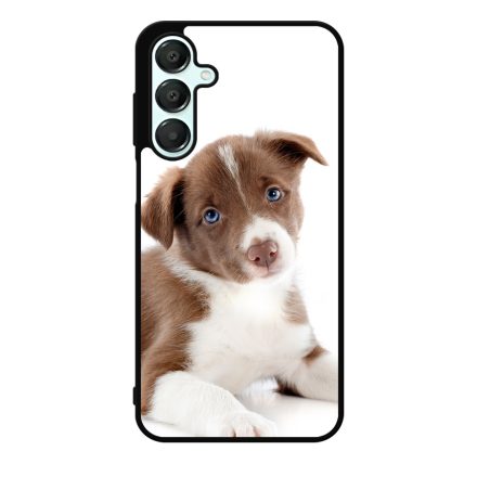 Édes Border Collie kölyök kutyus Samsung Galaxy A55 tok