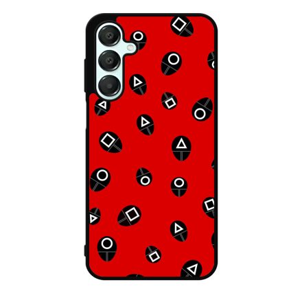 Squid Game piros katonas minta Samsung Galaxy A55 tok