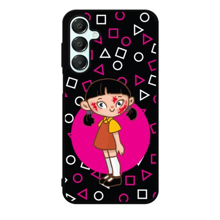Squid Game green light, red light kislany Samsung Galaxy A55 tok