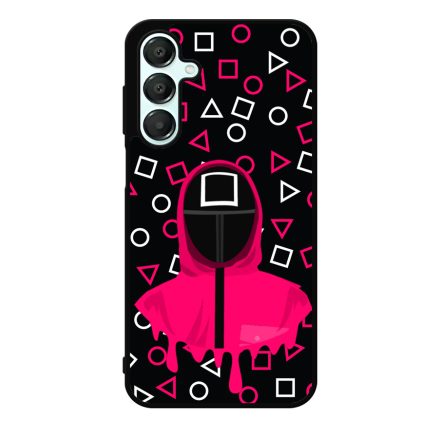 Squid Game a jatek szimbolumai es a katona Samsung Galaxy A55 tok