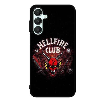 Hellfire Club - Black - Stranger Things Samsung Galaxy A55 tok