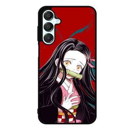 Nezuko RED Art - Demon Slayer Samsung Galaxy A55 tok