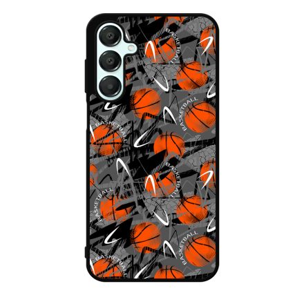 Grunge Basketball Kosarlabda mintas Samsung Galaxy A55 tok