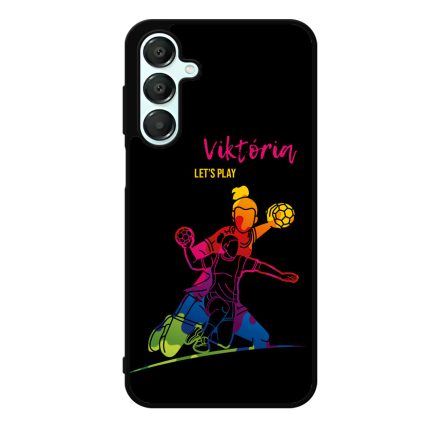 Kerd a Neveddel FOR HER kezilabda mintas Samsung Galaxy A55 tok