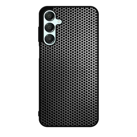 Speaker Ezüst metál mintás Samsung Galaxy A55 tok