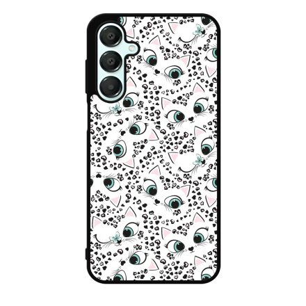 Szépséges cica szemek Samsung Galaxy A55 tok