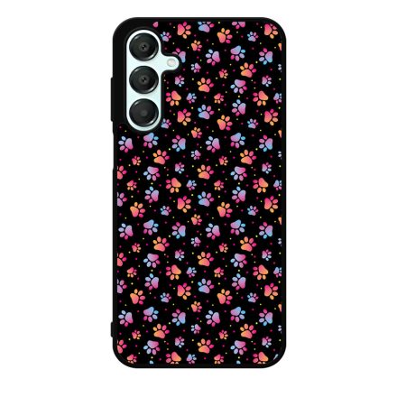 Szépséges kutyamancs mintás Samsung Galaxy A55 tok