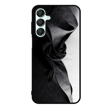 Szatén hatású fekete-fehér Art Samsung Galaxy A55 tok