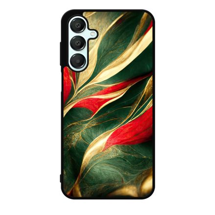 Magyaros piros-zöld márvány mintás Samsung Galaxy A55 tok