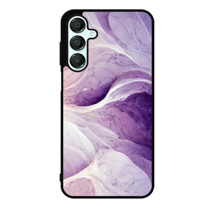 Absztrakt lila márvány mintás Samsung Galaxy A55 tok