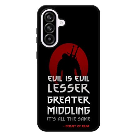 Evil is evil the Witcher Vaják Netflix Samsung Galaxy A56 tok