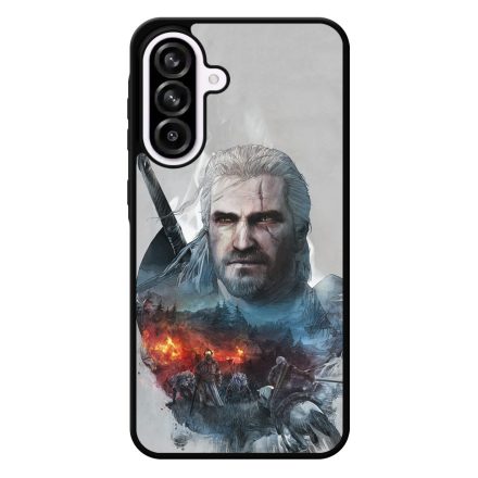 the Witcher Artwork Vaják Geralt of Rivia Samsung Galaxy A56 tok