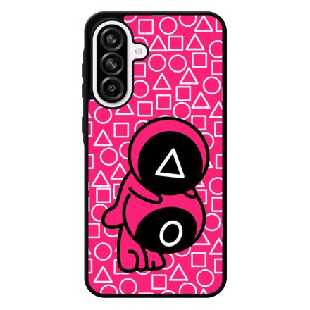 Squid Game roszaszin cuki katona mintas Samsung Galaxy A56 tok