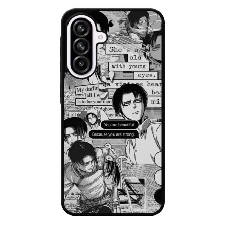 Levi Ackerman Graphic - Attack on Titan Samsung Galaxy A56 tok