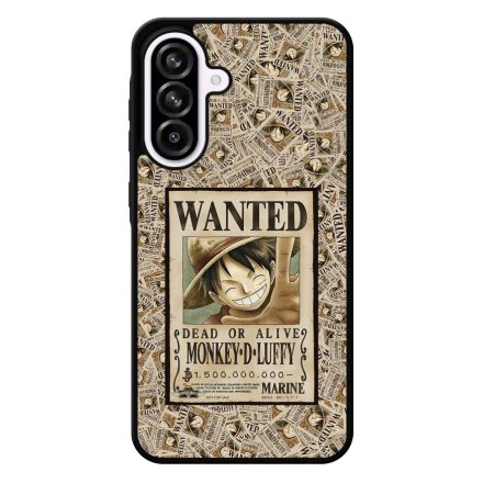 WANTED Monkey D Luffy - One Piece Samsung Galaxy A56 tok