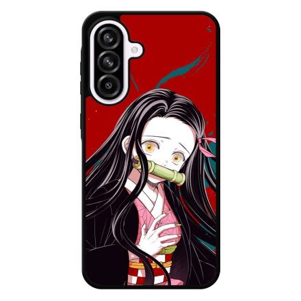 Nezuko RED Art - Demon Slayer Samsung Galaxy A56 tok