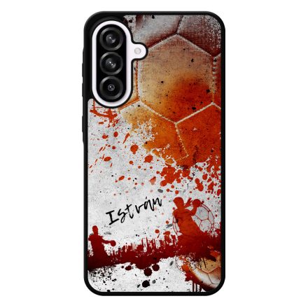 Kerd a neveddel RED kezilabda mintas Samsung Galaxy A56 tok