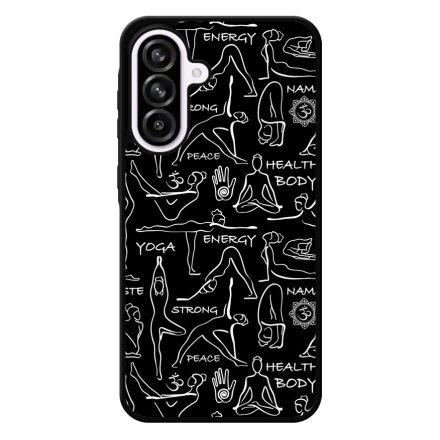 Black Line Art Joga Samsung Galaxy A56 tok