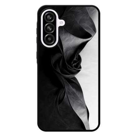 Szatén hatású fekete-fehér Art Samsung Galaxy A56 tok