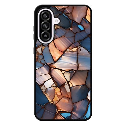 Elegáns kék mozaik Art Samsung Galaxy A56 tok
