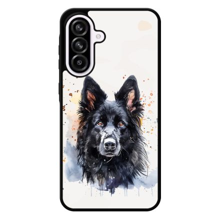 Fekete Belga juhászkutya Samsung Galaxy A56 tok