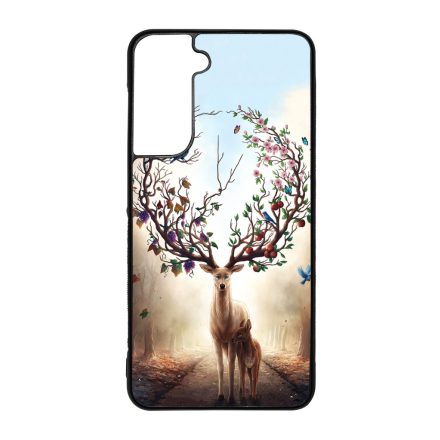 erdő szarvas őz négy évszak Samsung Galaxy S21 FE tok