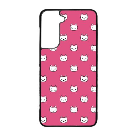 PINK Kitty Cat - cicás Samsung Galaxy S21 FE tok