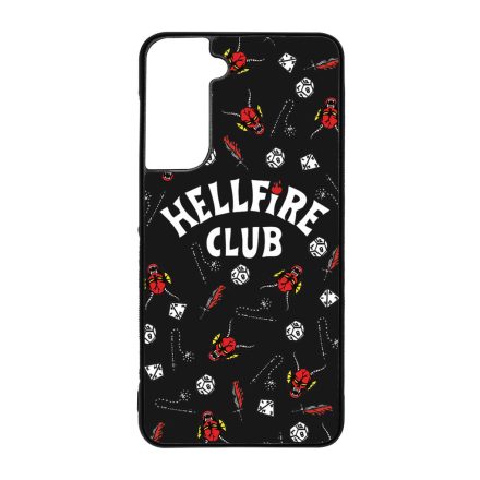 Hellfire Club - Fekete mintás - Stranger Things Samsung Galaxy S21 FE tok