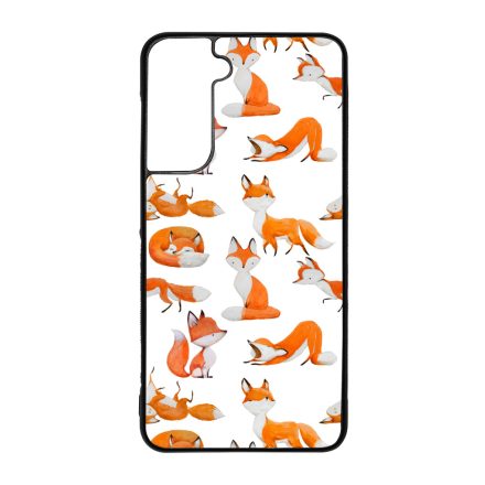 Rajzolt Róka mintás Samsung Galaxy S21 FE tok