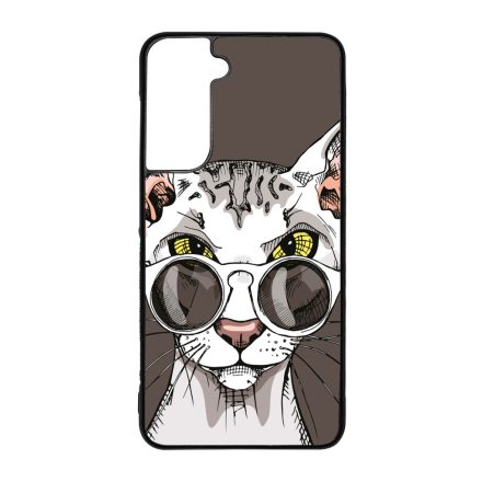 Hipster Szfinx cicus Samsung Galaxy S21 FE tok