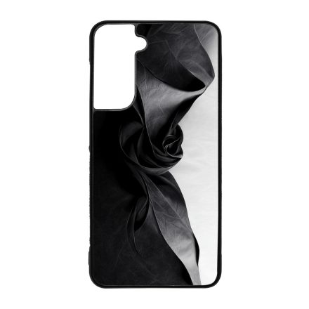 Szatén hatású fekete-fehér Art Samsung Galaxy S21 FE tok