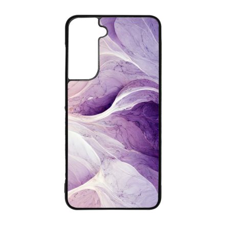 Absztrakt lila márvány mintás Samsung Galaxy S21 FE tok