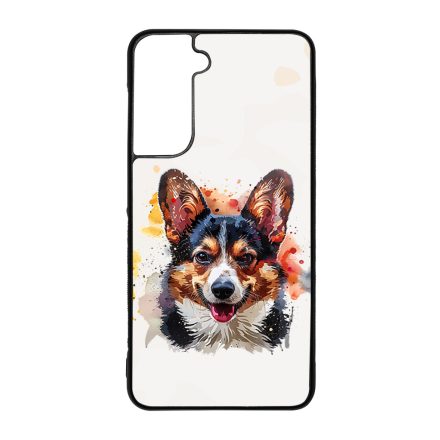 Színes Corgi Samsung Galaxy S21 FE tok