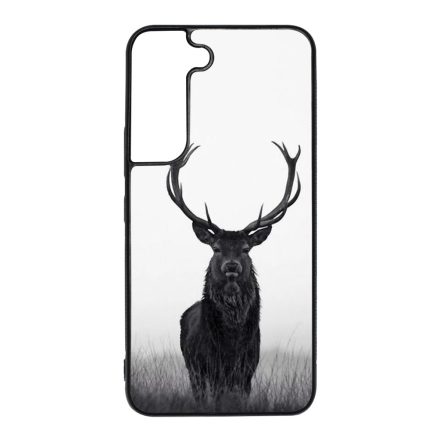 szarvas szarvasos agancs őszi fehér Samsung Galaxy S22 tok