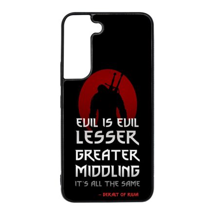Evil is evil the Witcher Vaják Netflix Samsung Galaxy S22 tok
