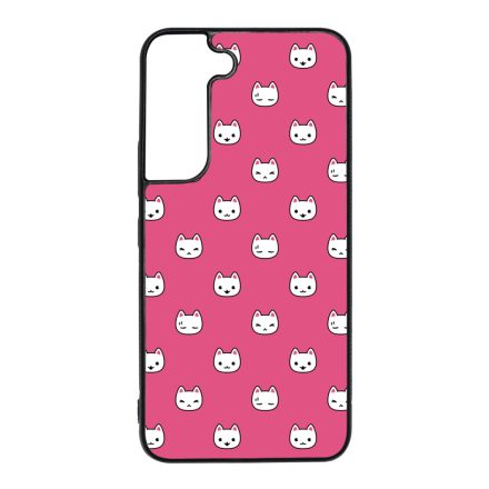 PINK Kitty Cat - cicás Samsung Galaxy S22 tok