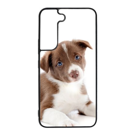 Édes Border Collie kölyök kutyus Samsung Galaxy S22 tok