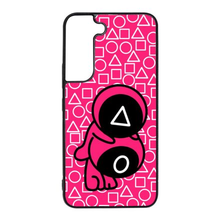 Squid Game roszaszin cuki katona mintas Samsung Galaxy S22 tok