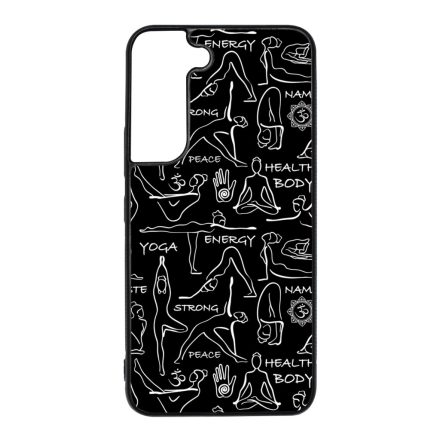 Black Line Art Joga Samsung Galaxy S22 tok
