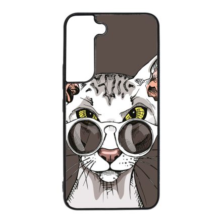 Hipster Szfinx cicus Samsung Galaxy S22 tok