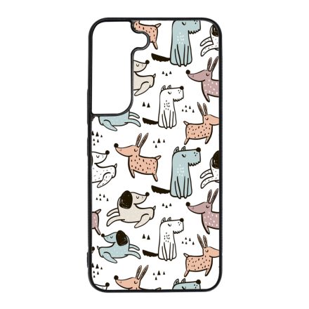 Tündéri rajzolt kutya mintás Samsung Galaxy S22 tok