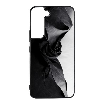 Szatén hatású fekete-fehér Art Samsung Galaxy S22 tok